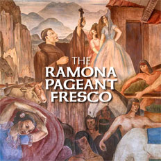 Sasse Museum of Art: The Ramona Pageant Fresco by Milford Zornes